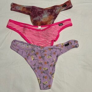 PINK Victoria's Secret Multicolor Panties Set